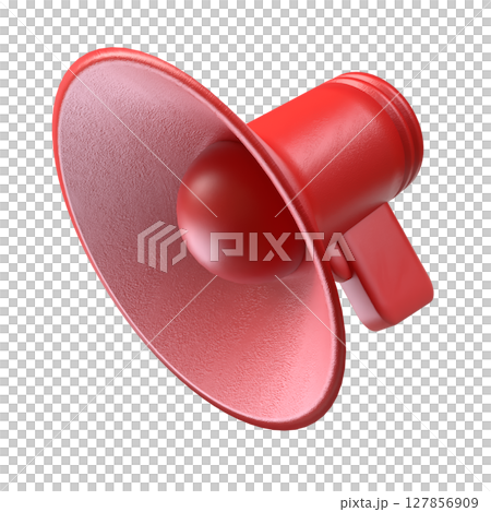 The megaphone png for Pod cast or social media 3d render. The megaphone png for Pod cast or social media 3d render. 127856909