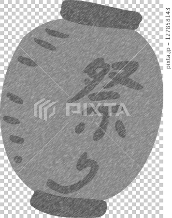 節慶燈籠插圖，黑白鉛筆畫 127858143