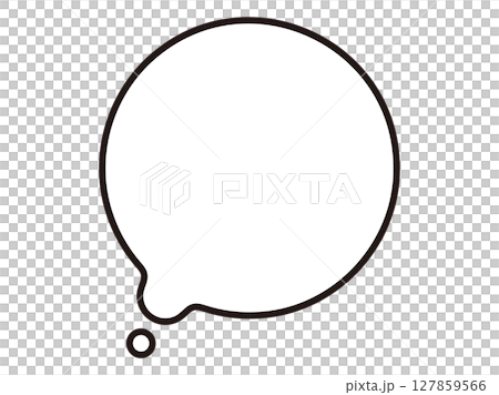 Round/loose speech bubble 127859566