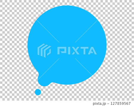 Round/loose speech bubble 127859567
