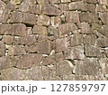 日本の城郭石垣の石積みテクスチャ 127859797