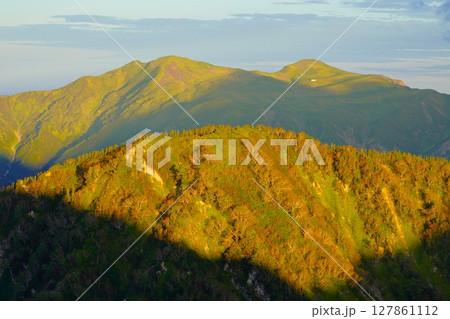 七倉岳山頂からの 七倉岳山頂からの 127861112