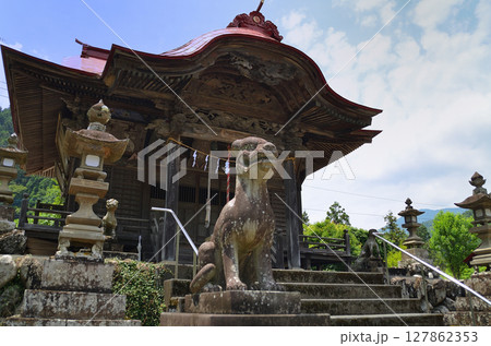 埼玉県秩父郡小鹿野町河原沢の龍頭(りゅうとう)神社 埼玉県秩父郡小鹿野町河原沢の龍頭(りゅうとう)神社 127862353