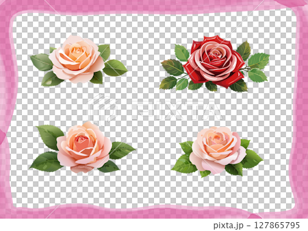 玫瑰花_材料 127865795