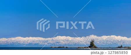 【高解像度パノラマ】富山県_雨晴海岸夜明け 【高解像度パノラマ】富山県_雨晴海岸夜明け 127865850