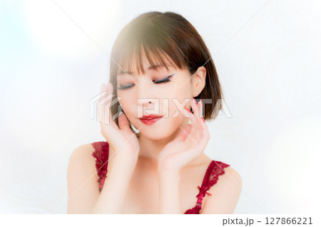 ビューティーイメージの日本人女性 127866221