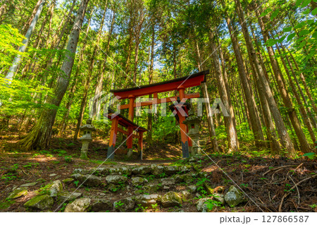 氷室神社　山梨県富士川町 127866587