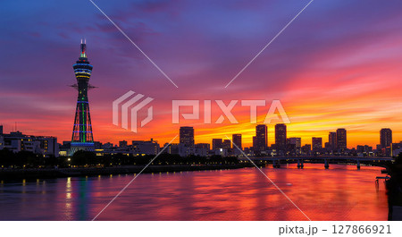 【AI生成】大都会の夜景 2659081 127866921