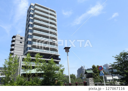 新馬場　街並み 127867116