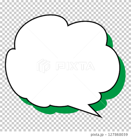 簡單的語音氣泡圖-蓬鬆 127868039