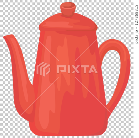 Kettle illustration vector material Kettle illustration vector material 127868815