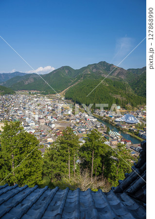 郡上八幡城からの町並み眺望 127868990