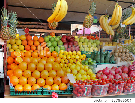 Tropical fruits 127869504