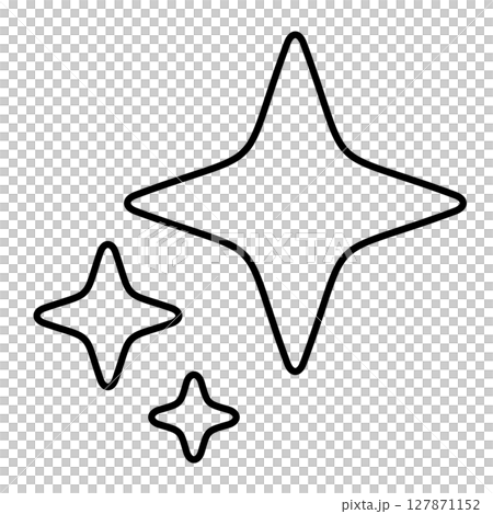 Illustration material: Simple glitter illustration 127871152