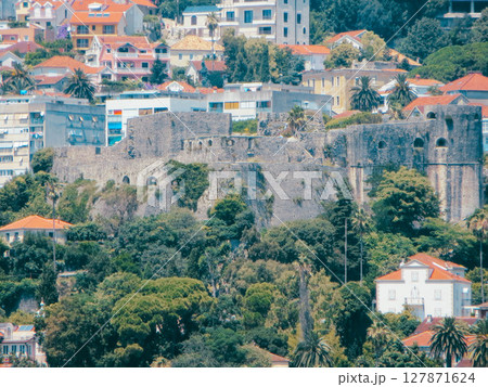 Historic Fortresses Rise Above Herceg Novi, Showcasing Montenegros Stunning Coastal Scenery 127871624