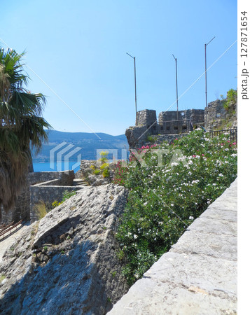 Exploring Kanli Kula Fortress in Herceg Novi, Montenegro With Beautiful Bay of Kotor Views 127871654