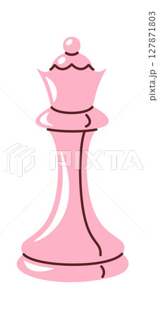 Chess queen cartoon design element 127871803