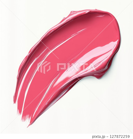 Creamy blush swipe resembles smooth lipstick ideal for enhancing beauty looks 127872259