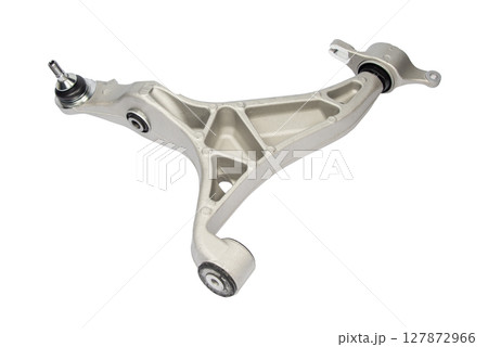 Suspension arm isolated on white background Suspension arm isolated on white background 127872966