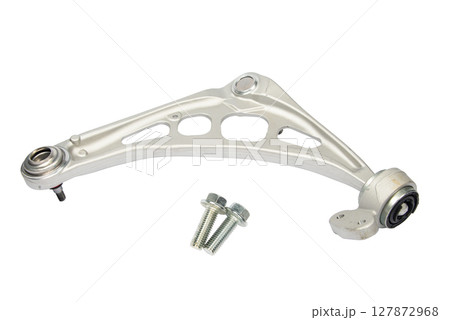 Suspension arm isolated on white background 127872968