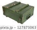 Army ammunition green color crate 127873063
