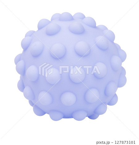 ball dog bone pet toy isolated on white background ball dog bone pet toy isolated on white background 127873101