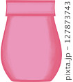 Beautiful shape and style of pink ceramic vase for decorate home and room. 127873743