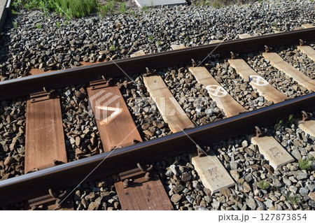 鉄道線路 羽越本線 鉄道線路 羽越本線 127873854