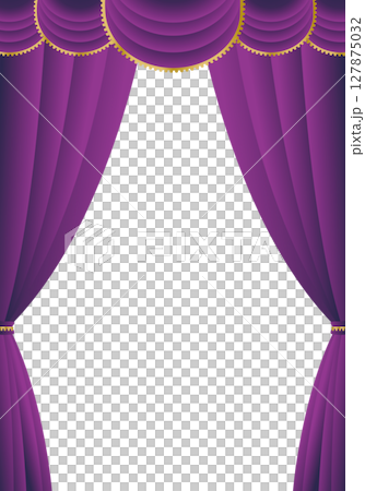 Purple curtain/purple curtain (vertical) 127875032