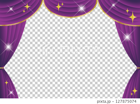 紫の幕・紫のカーテン(ヨコ) 紫の幕・紫のカーテン(ヨコ) 127875074