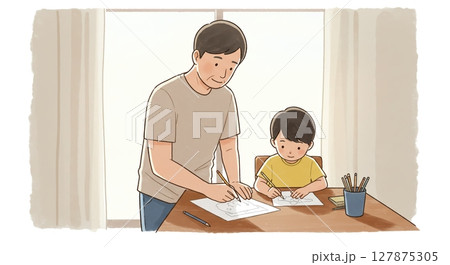 親子で一緒に工作を楽しむ、創造力を育む楽しい時間 親子で一緒に工作を楽しむ、創造力を育む楽しい時間 127875305