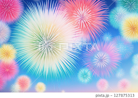青空と花火 127875313