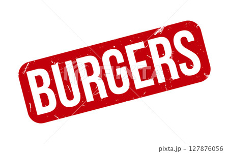 Burgers rubber grunge stamp set vector Burgers rubber grunge stamp set vector 127876056