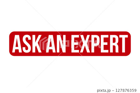 Ask An Expert Rubber Stamp Seal Vector 127876359