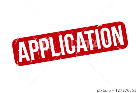Application rubber grunge stamp seal vector 127876553