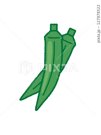 オクラのイラスト 127878522