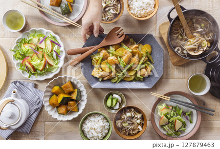 いつもの食卓 ちゃんちゃん焼き 127879463