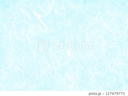 毛足のある和紙水色 毛足のある和紙水色 127879773