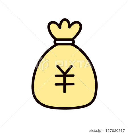 お金袋のアイコンイラスト お金袋のアイコンイラスト 127880217