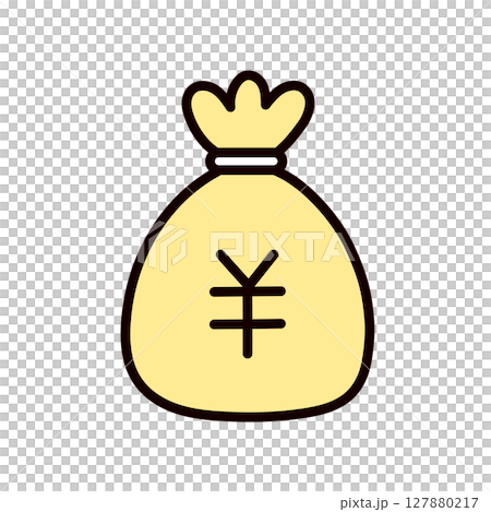 お金袋のアイコンイラスト お金袋のアイコンイラスト 127880217