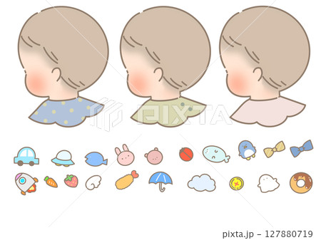 ファーストカットアートヘアピン小物付き 127880719