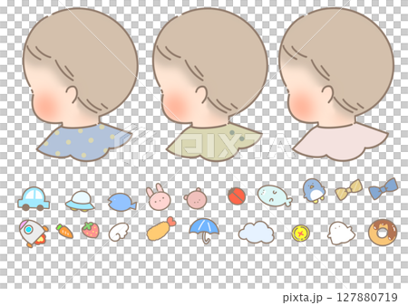 ファーストカットアートヘアピン小物付き 127880719