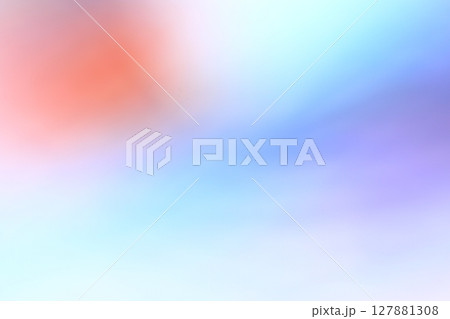 青、紫色系　ふんわりでカラフルな抽象的背景 127881308