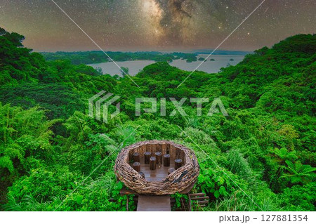 沖縄北部の風景(夜空) 沖縄北部の風景(夜空) 127881354