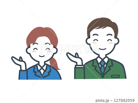 人物イラスト12 127882059