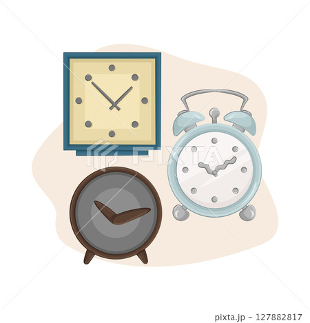 Illustration of clock Illustration of clock 127882817