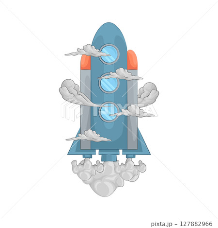 Illustration of rocketのイラスト素材 [127882966] - PIXTA