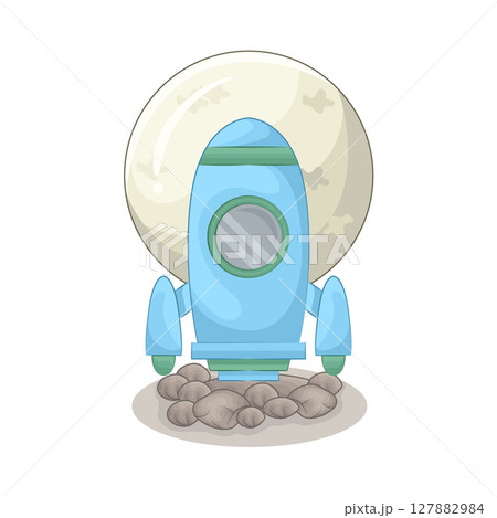 Illustration of rocket Illustration of rocket 127882984