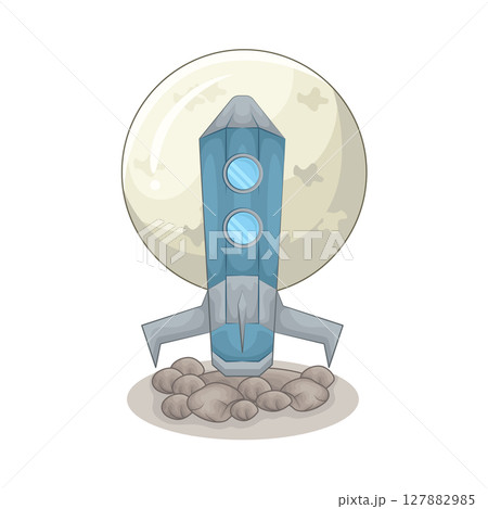 Illustration of rocket Illustration of rocket 127882985