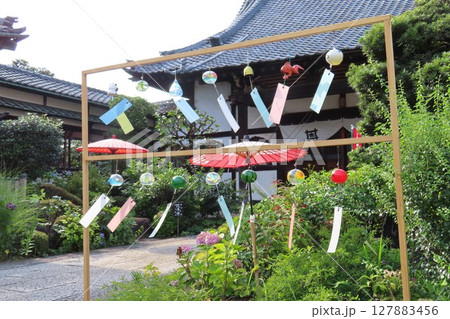 【夏の風物詩】夏の日の寺社と風鈴⑦ 【夏の風物詩】夏の日の寺社と風鈴⑦ 127883456